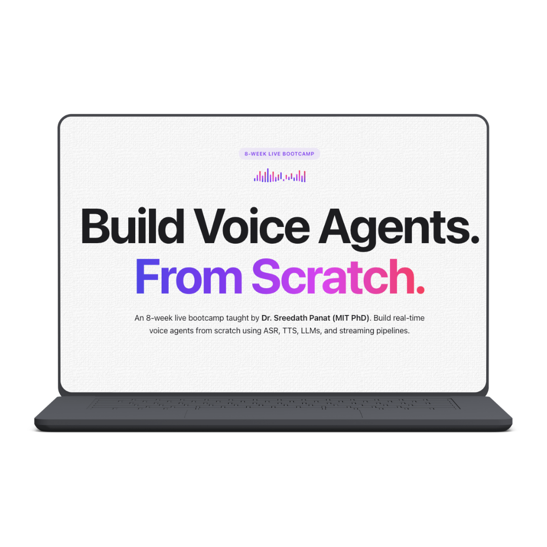 Build Voice Agents From Scratch (Course + Research starter kit)